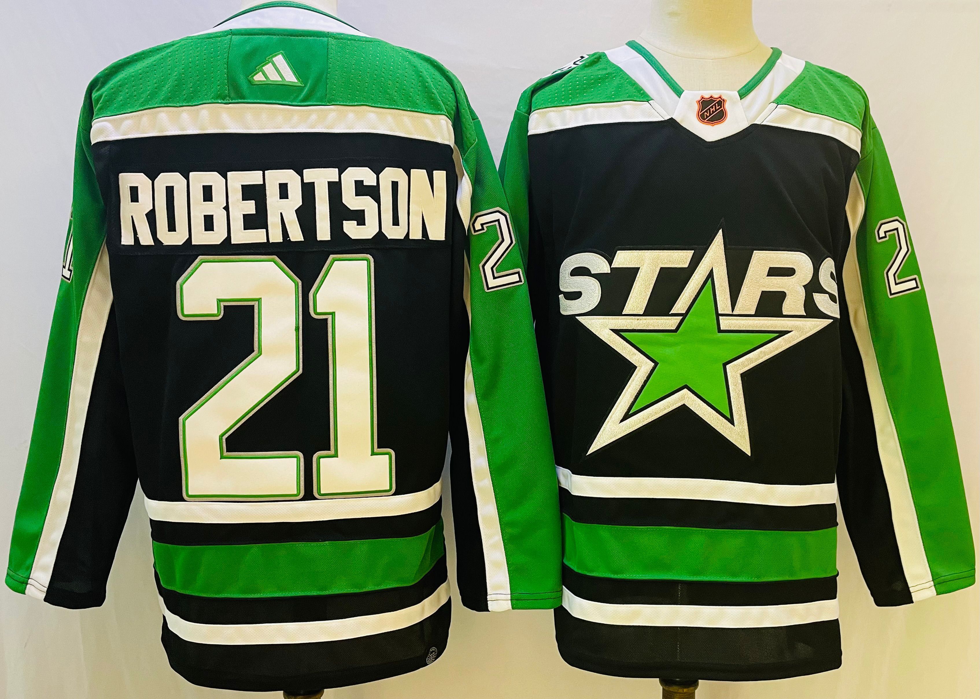 Men Dallas Stars #21 Robertson Black Throwback 2022 Adidas NHL Jersey->arizona coyotes->NHL Jersey